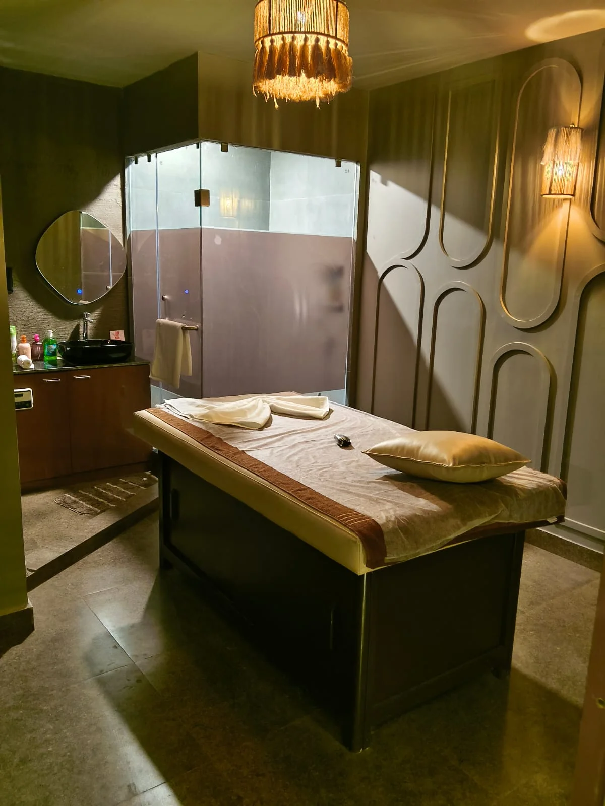 Spa oils and treatment details